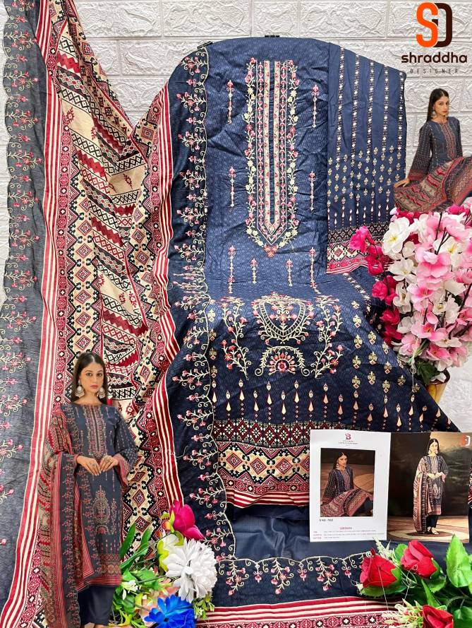 Bin Saeed Vol 7 By Shraddha Nx Cotton Pakistani Suits Wholesale Price In Delhi
